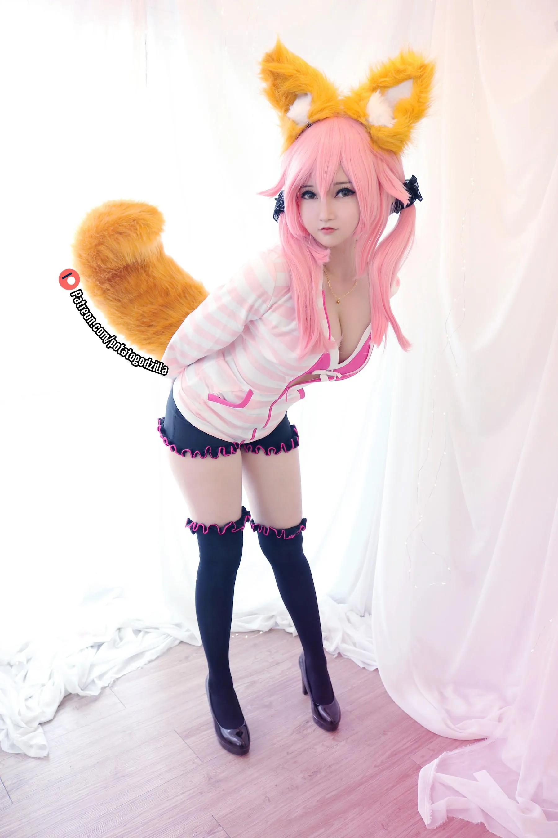 Potato Godzilla – NO.76 Tamamo School Uniform [50P]插图7